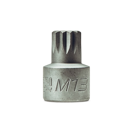 Capri Tools 13 mm M13 Super-Stubby XZN Triple Square Impact Bit Socket CP30044